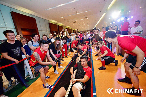 首届CHINAFIT健身行业拔河联赛——北京站”在国家会议中心举行