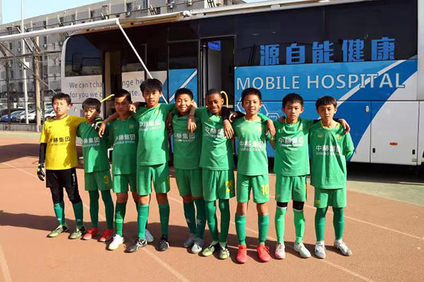 北京国安星睿青少年足球节“选秀”小球员
