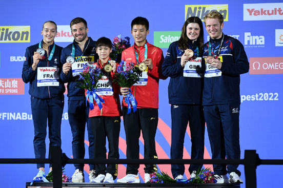 奥运新周期 中国再出发丨中国跳水梦之队日进三金 世锦赛史上金牌数超100