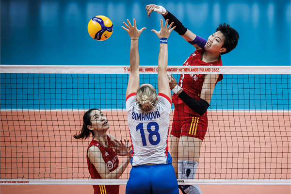 全力备战巴黎奥运会丨中国女排3:0捷克女排 取得世锦赛四连胜