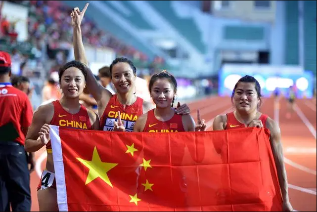 2023亚洲田径锦标赛开赛 中国女子4×100米接力夺得冠军