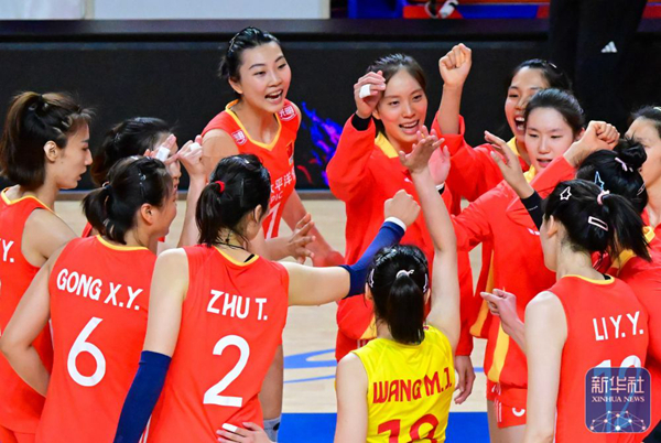 世联赛中国女排3:0胜德国女排 正式获得巴黎奥运会入场券