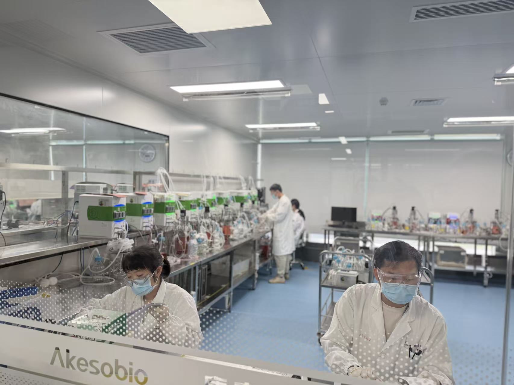 创新药企工作人员正在工作。人民网记者 丁亦鑫摄
