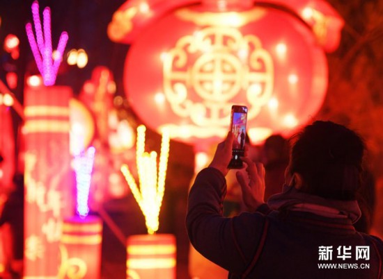 北京：新春赏花灯