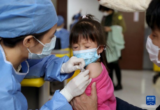 上海开展3至5岁人群新冠病毒疫苗接种