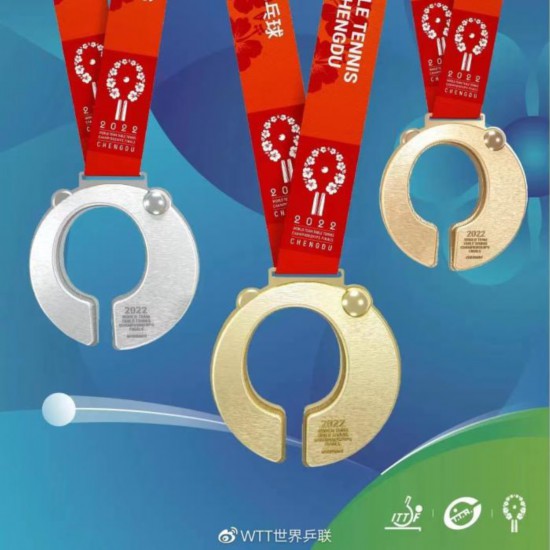 成都世乒赛团体赛奖牌设计发布