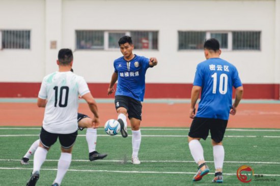 北京市第二届社区杯八人制足球赛开幕式举办
